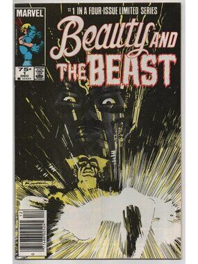 Beauty and the Beast 1 Marvel Comics 1984 FN/VF 7.0 Newsstand Limited Series